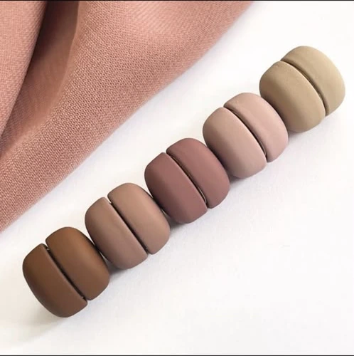 Neutral hijab pin colour range
